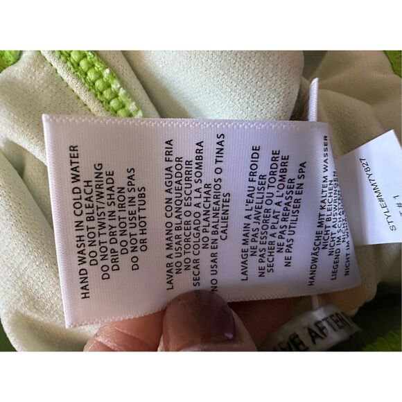 NWT MICHAEL MICHAEL KORS  ONE SHOULDER SIDE CUT OUT ONE PIECE WOMEN SWIMSUIT -Li - Picture 10 of 11